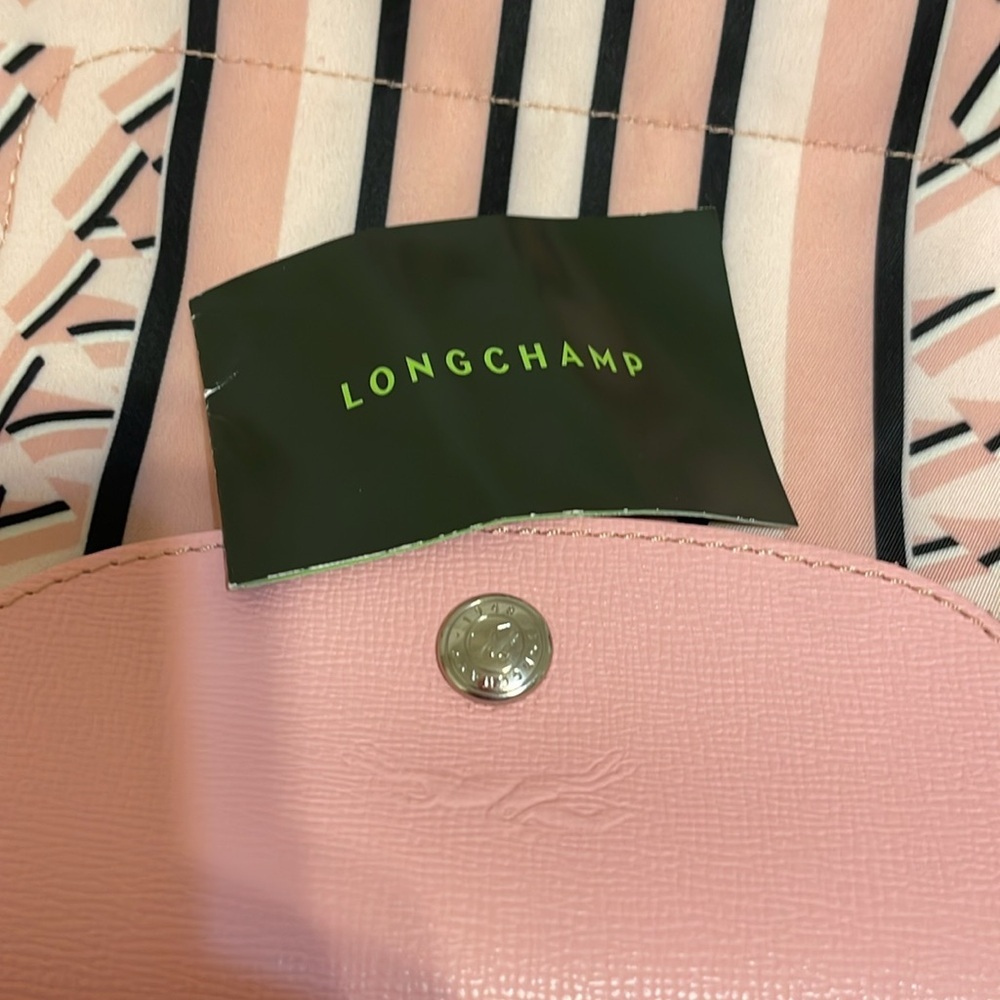 Longchamp Pink Patterned Nylon Tote Bag - Picture 15 of 15